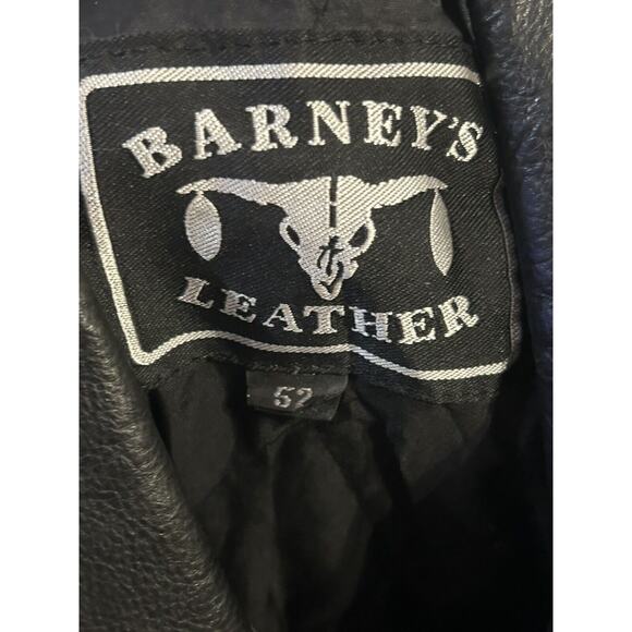 Barney's Leather size 52 Leather Motorcycle Jacket - Picture 3 of 3
